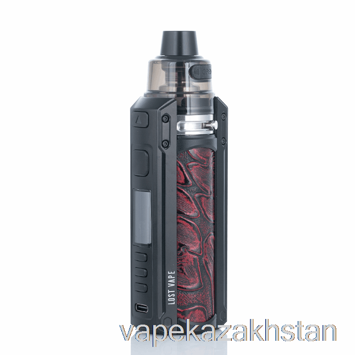 Vape Kazakhstan Lost Vape URSA QUEST 100W Pod Mod Kit Black / Ukiran Leather